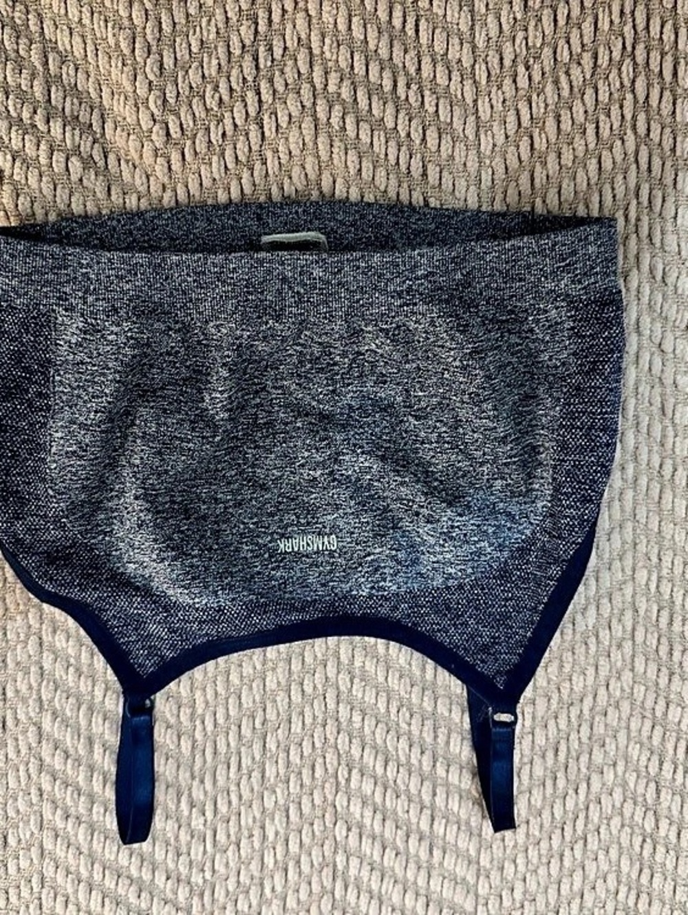 Gym shark navy sport bra